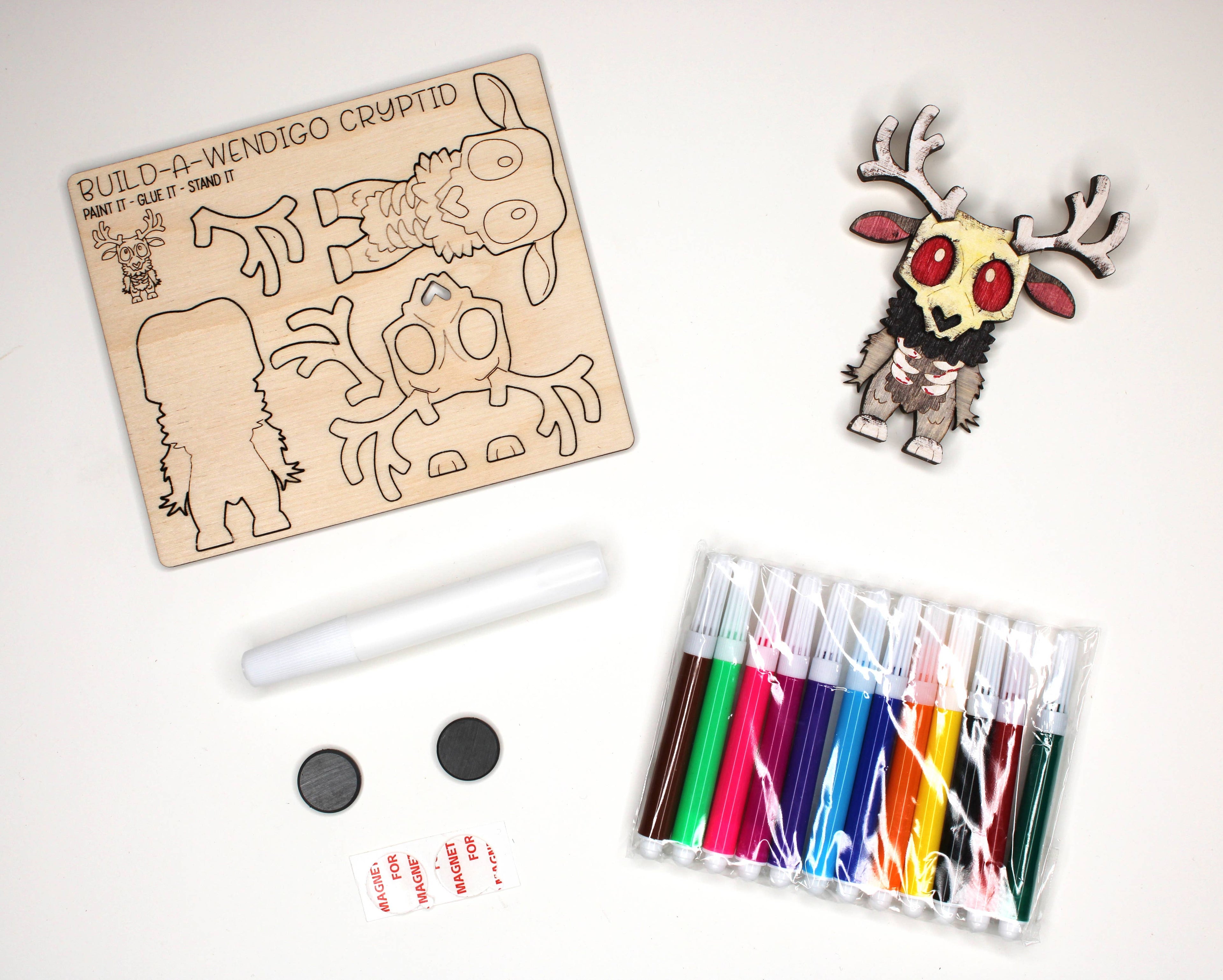 DIY Wendigo Magnet Kit