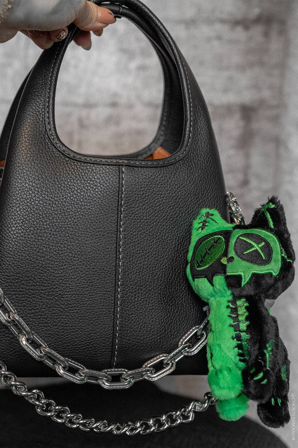 Frankenkitty Plush Keychain