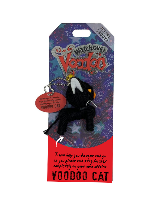 Voodoo Cat  Keychain