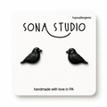 Crow Earrings