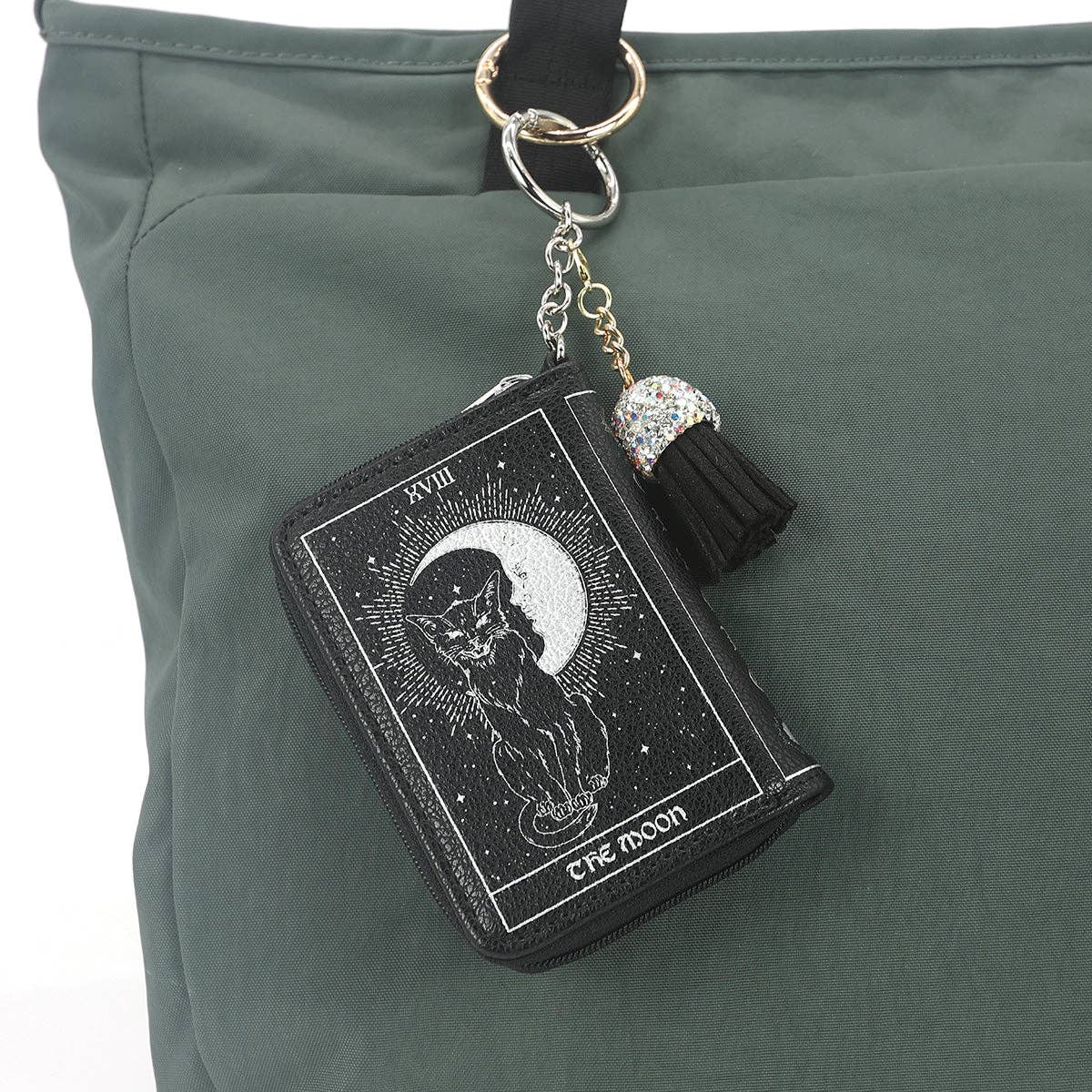 ORACLE BOOK BAG CHARM COIN PURSE IN VINYL