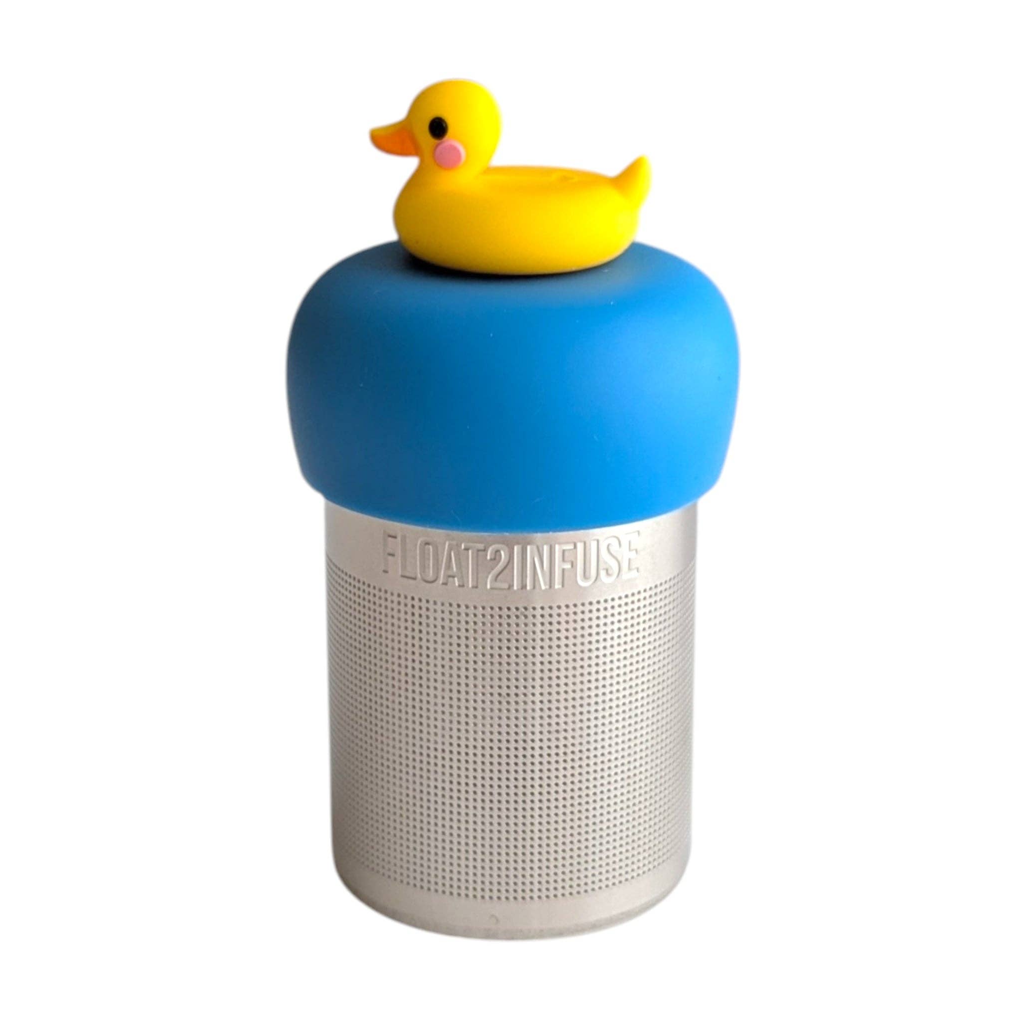 Rubber Duckie | Floating Tea Infuser | Blue Base | Yellow
