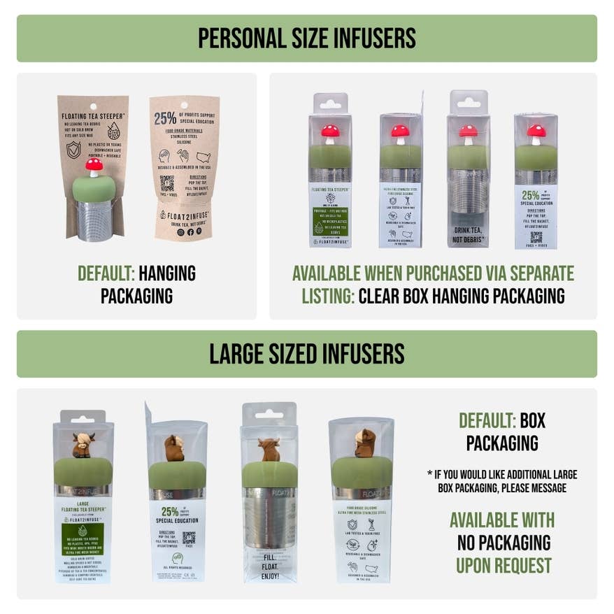 Grey Wolf | Floating Tea Steeper