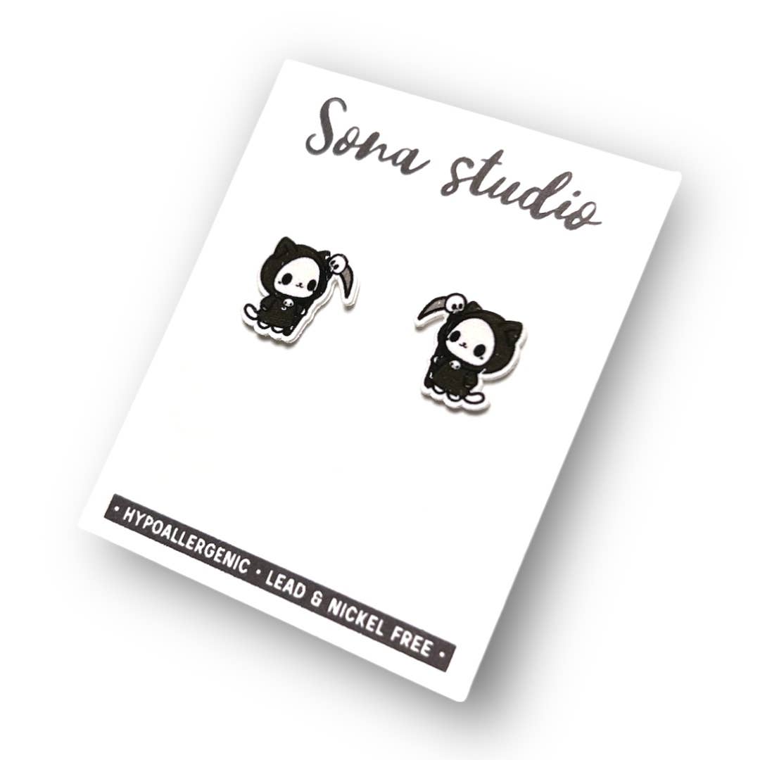 Kitty Reaper Earrings