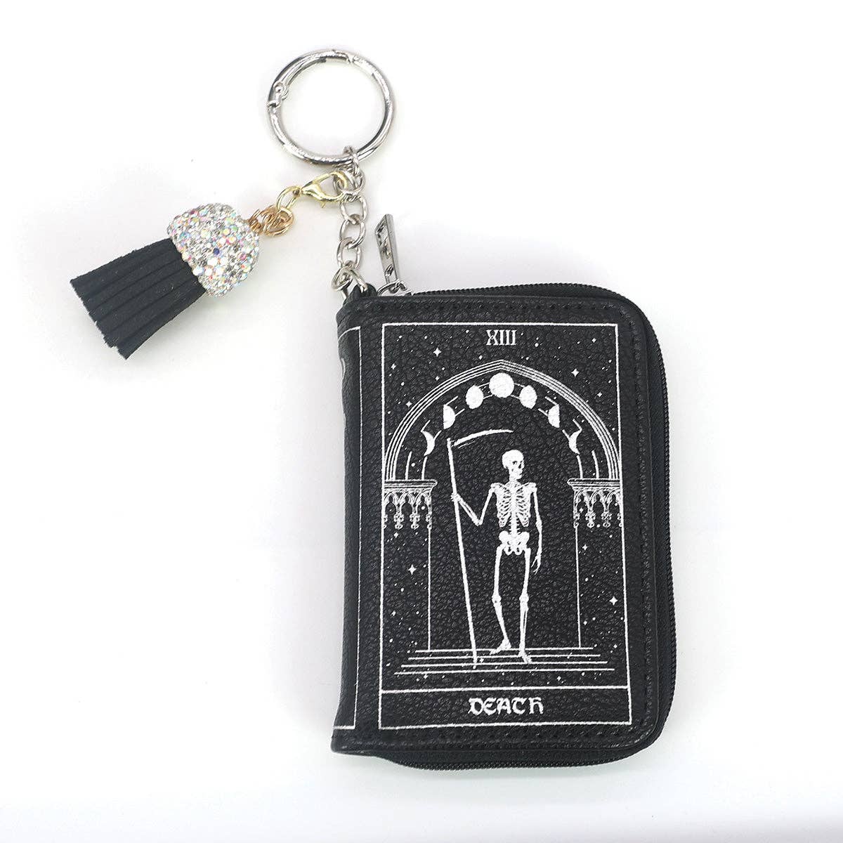 ORACLE BOOK BAG CHARM COIN PURSE IN VINYL
