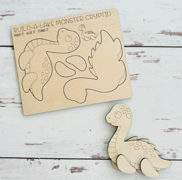DIY Build a Lake Monster Magnet Kit