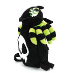 Glow in the Dark Skull Spider Plush Backpack in Polyester