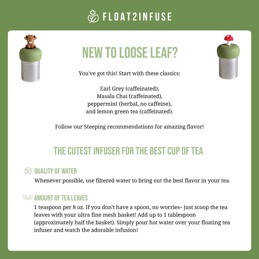 Mushroom | Floating Tea Steeper