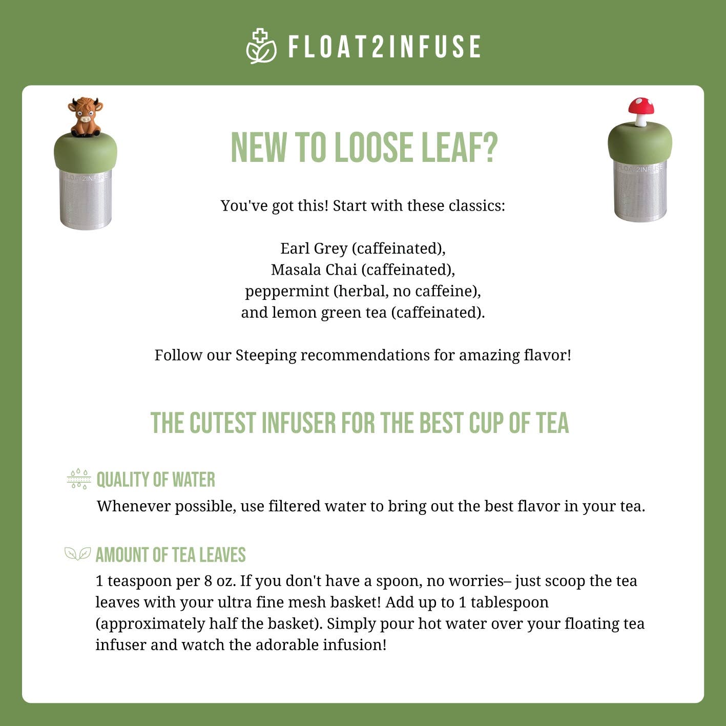 Black Cauldron | Floating Tea Steeper