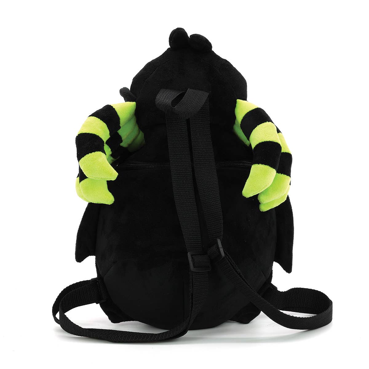 Glow in the Dark Skull Spider Plush Backpack in Polyester