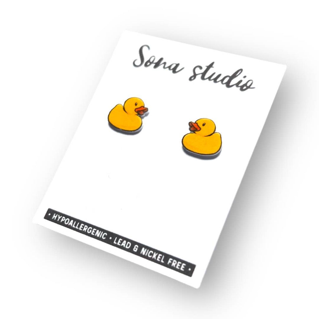 Rubber Duckie Earrings