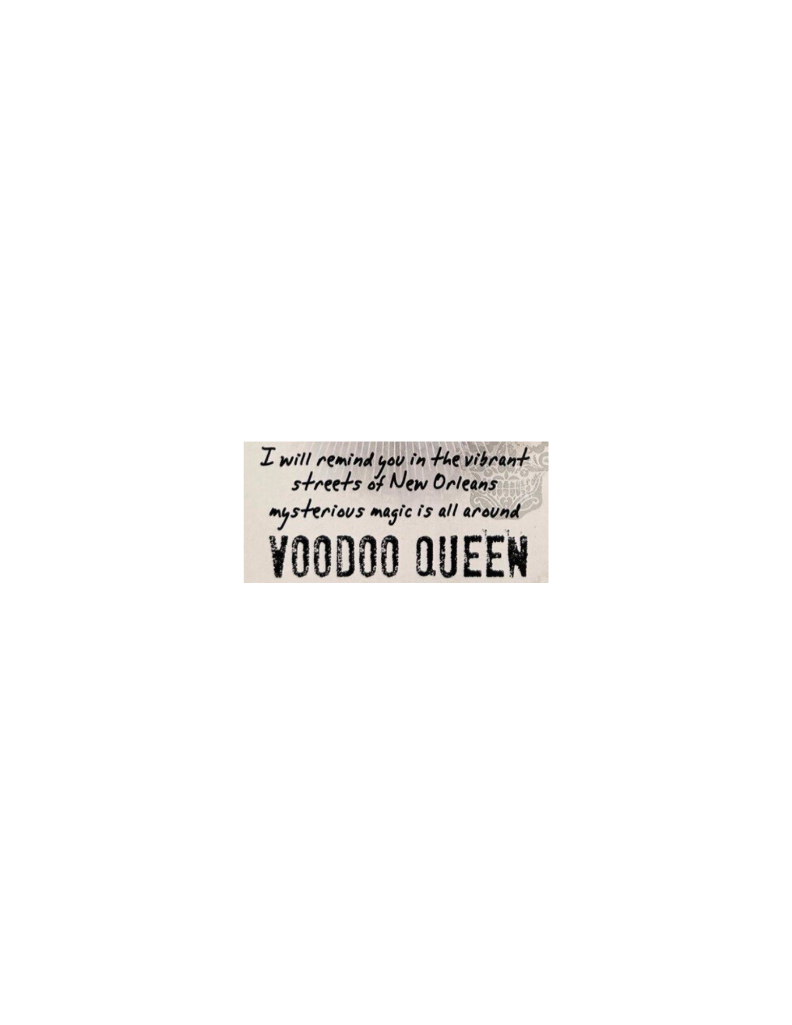 Voodoo Queen  Keychain