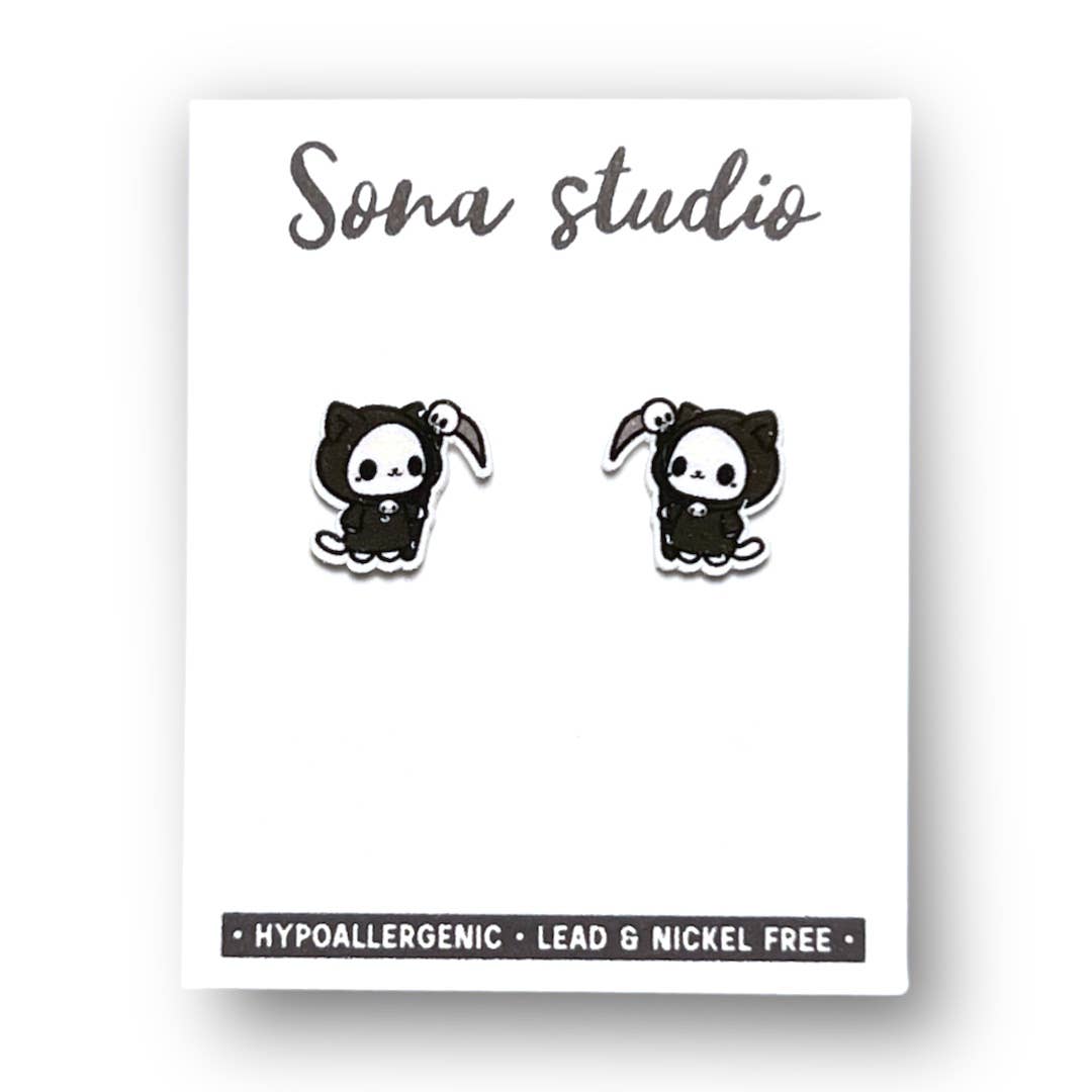 Kitty Reaper Earrings