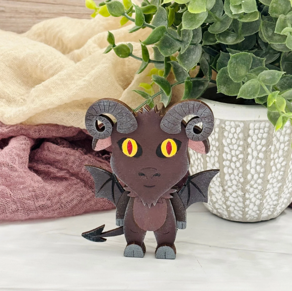 DIY Jersey Devil Cryptid Magnet Kit