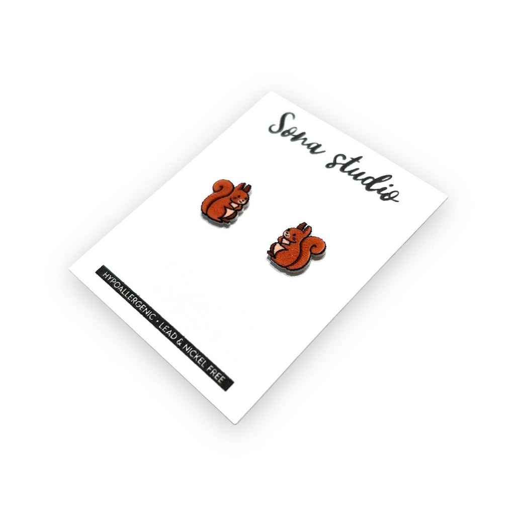 Squirrel Earrings