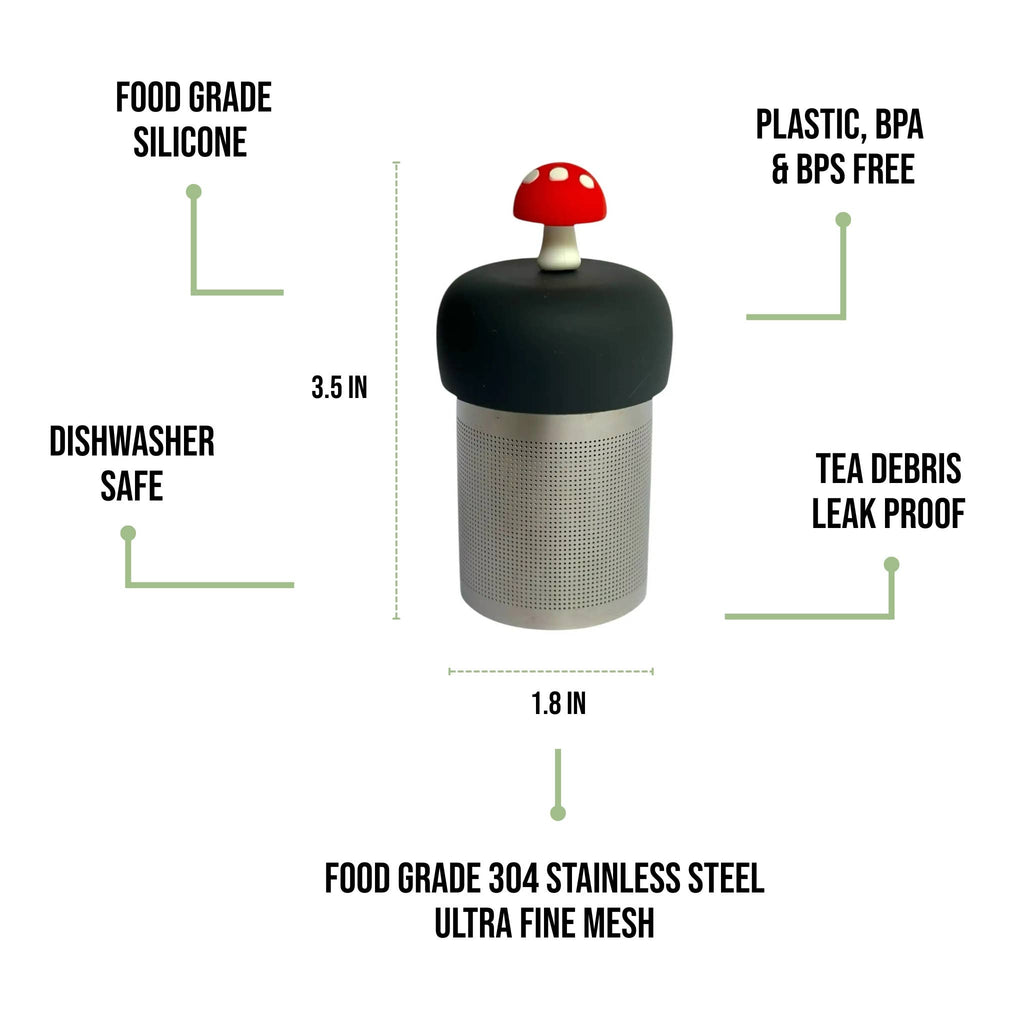 Mushroom | Floating Tea Steeper