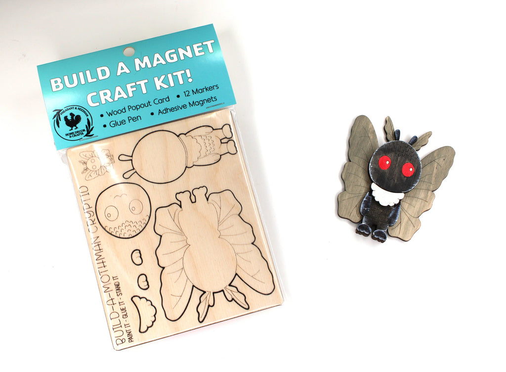 DIY Build a Mothman Magnet Kit