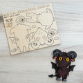 DIY Jersey Devil Cryptid Magnet Kit