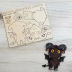 DIY Jersey Devil Cryptid Magnet Kit
