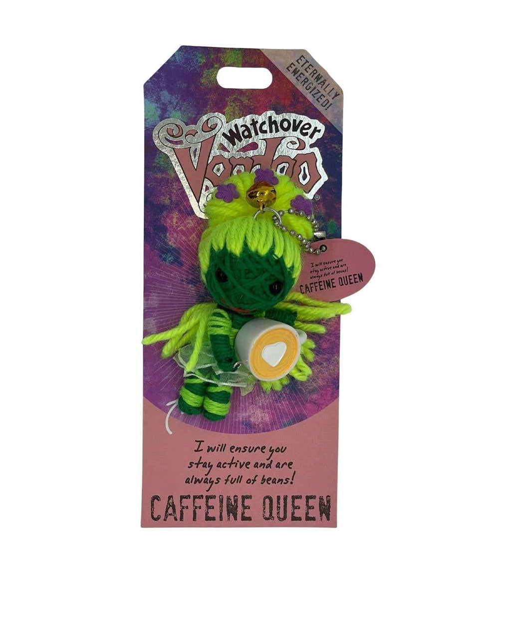 Caffeine Queen Keychain