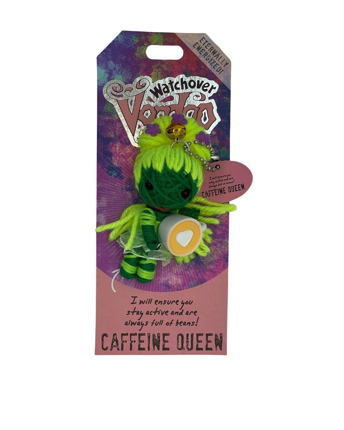 Caffeine Queen Keychain