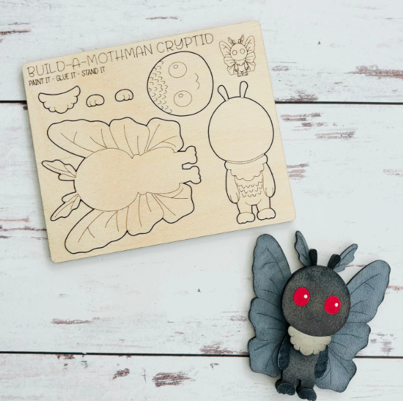 DIY Build a Mothman Magnet Kit