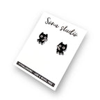 Choose Violence Kitty Earrings