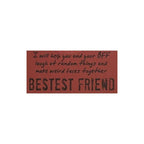 Bestest Friend Keychain