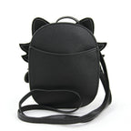 Glow in the Dark Sugar Skull Cat Crossbody Bag in Vinyl