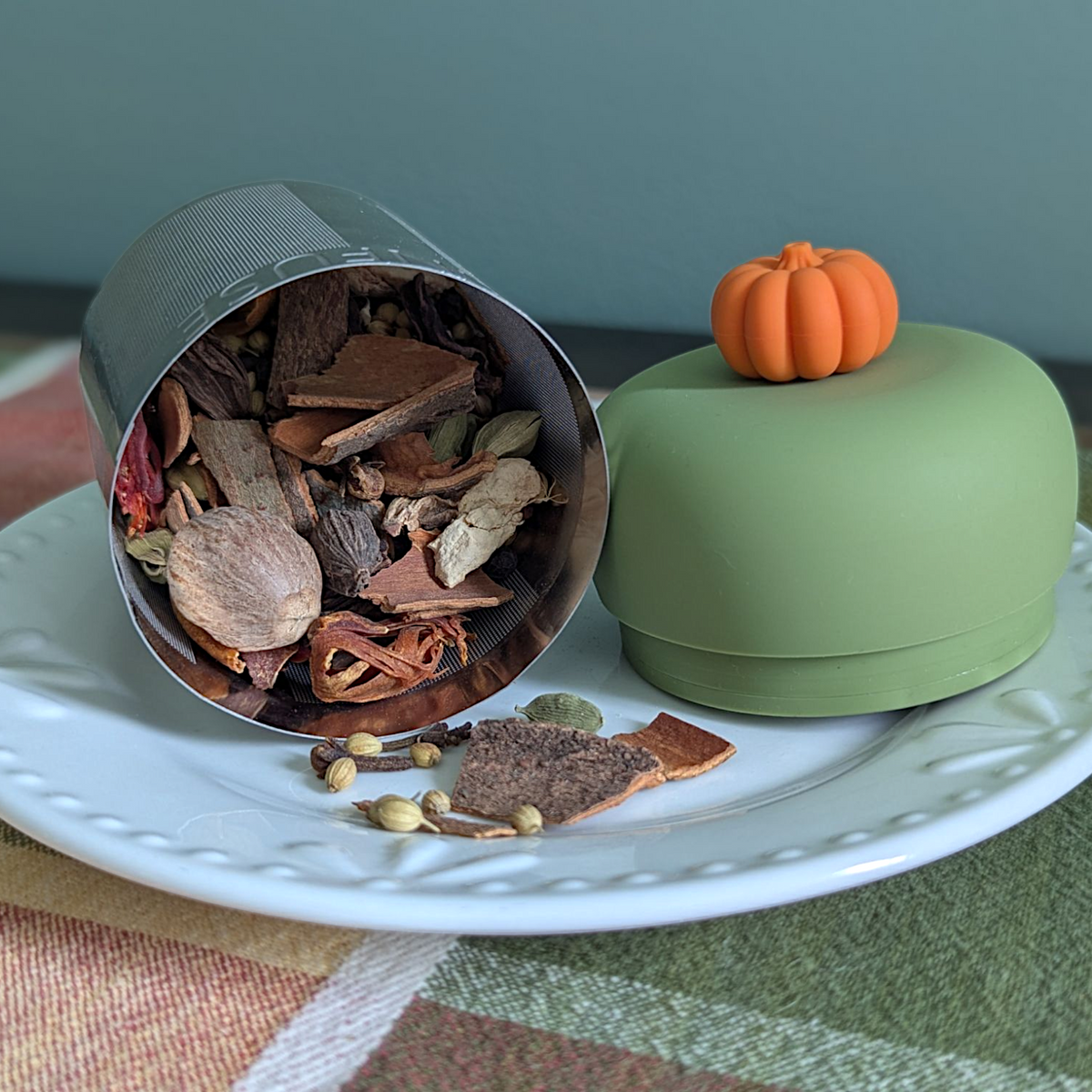 3D Pumpkin  Tea Pot Tea Infuser