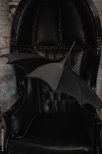 Batwing Pagoda Umbrella [BLACK/GRAY STRIPED]