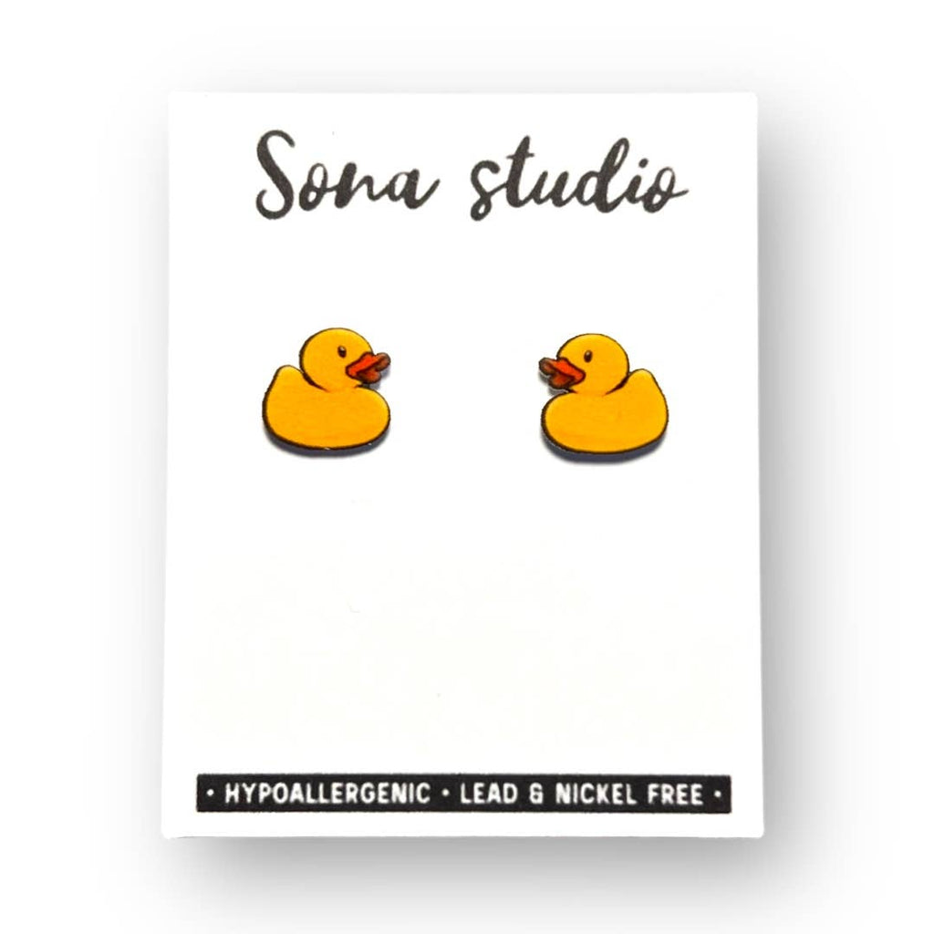 Rubber Duckie Earrings