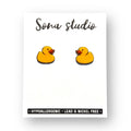 Rubber Duckie Earrings