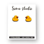 Rubber Duckie Earrings