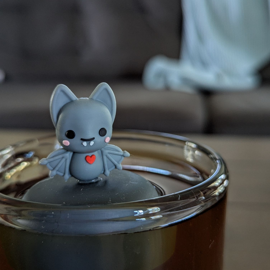 Vampire Bat | Floating Tea Steeper| Red Heart