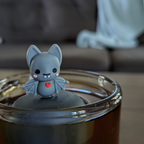 Vampire Bat | Floating Tea Steeper| Red Heart