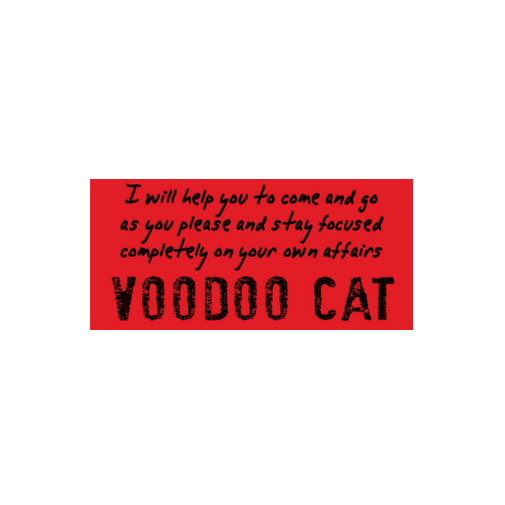 Voodoo Cat  Keychain