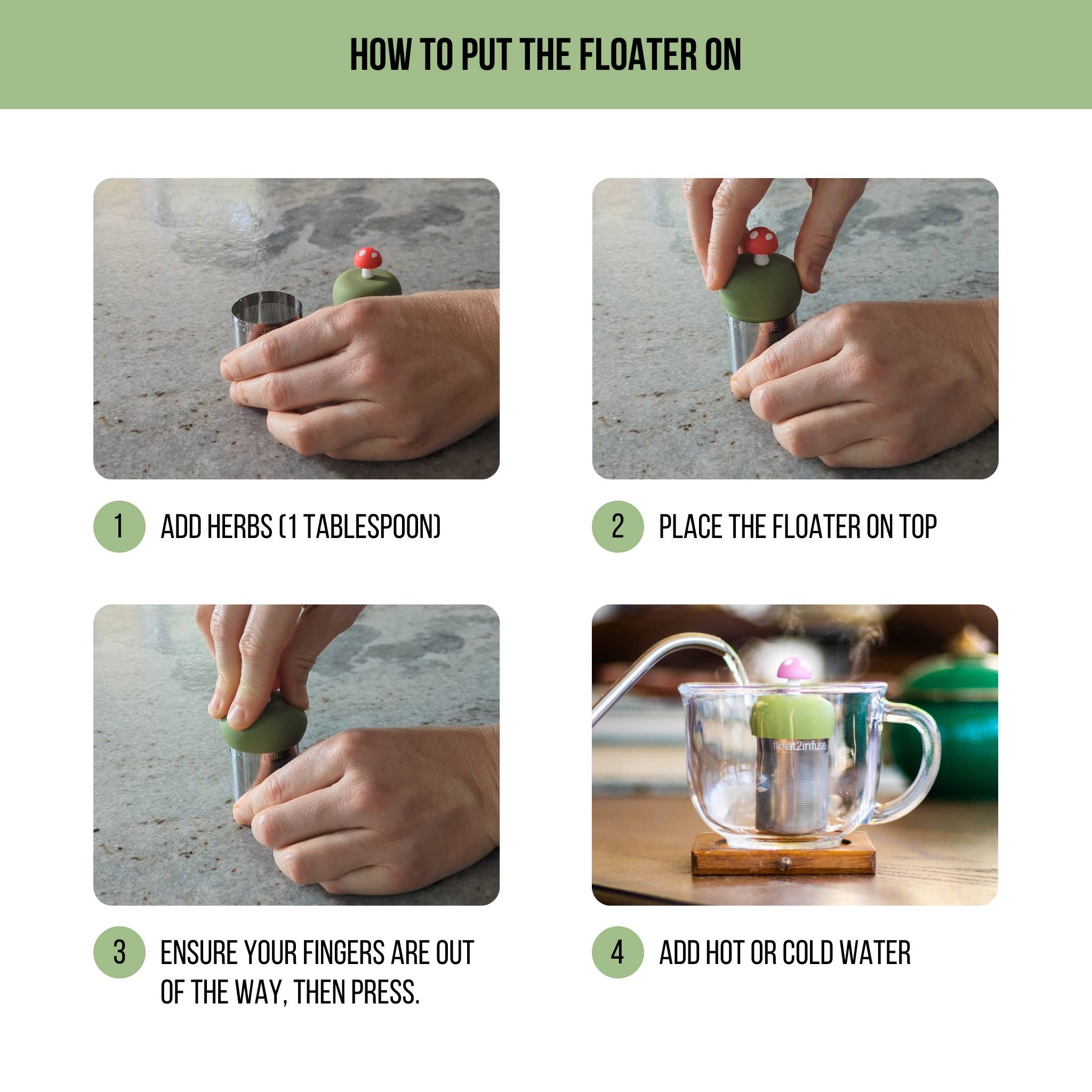 Heart Beaver| Floating Tea Infuser