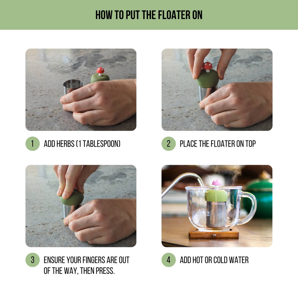 Orange Fox | Floating Tea Infuser