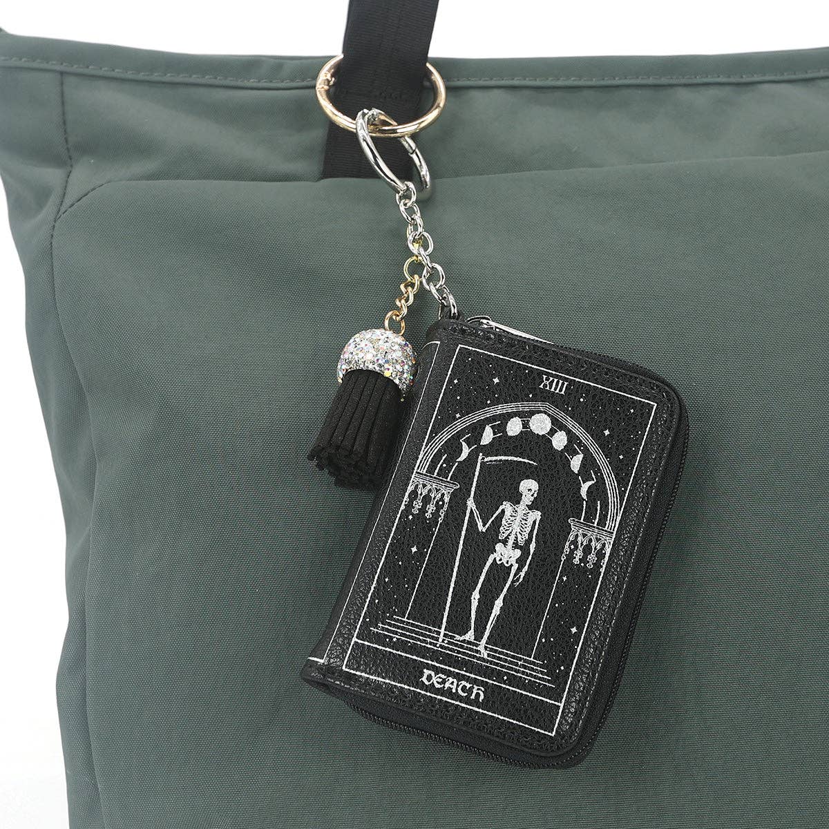 ORACLE BOOK BAG CHARM COIN PURSE IN VINYL