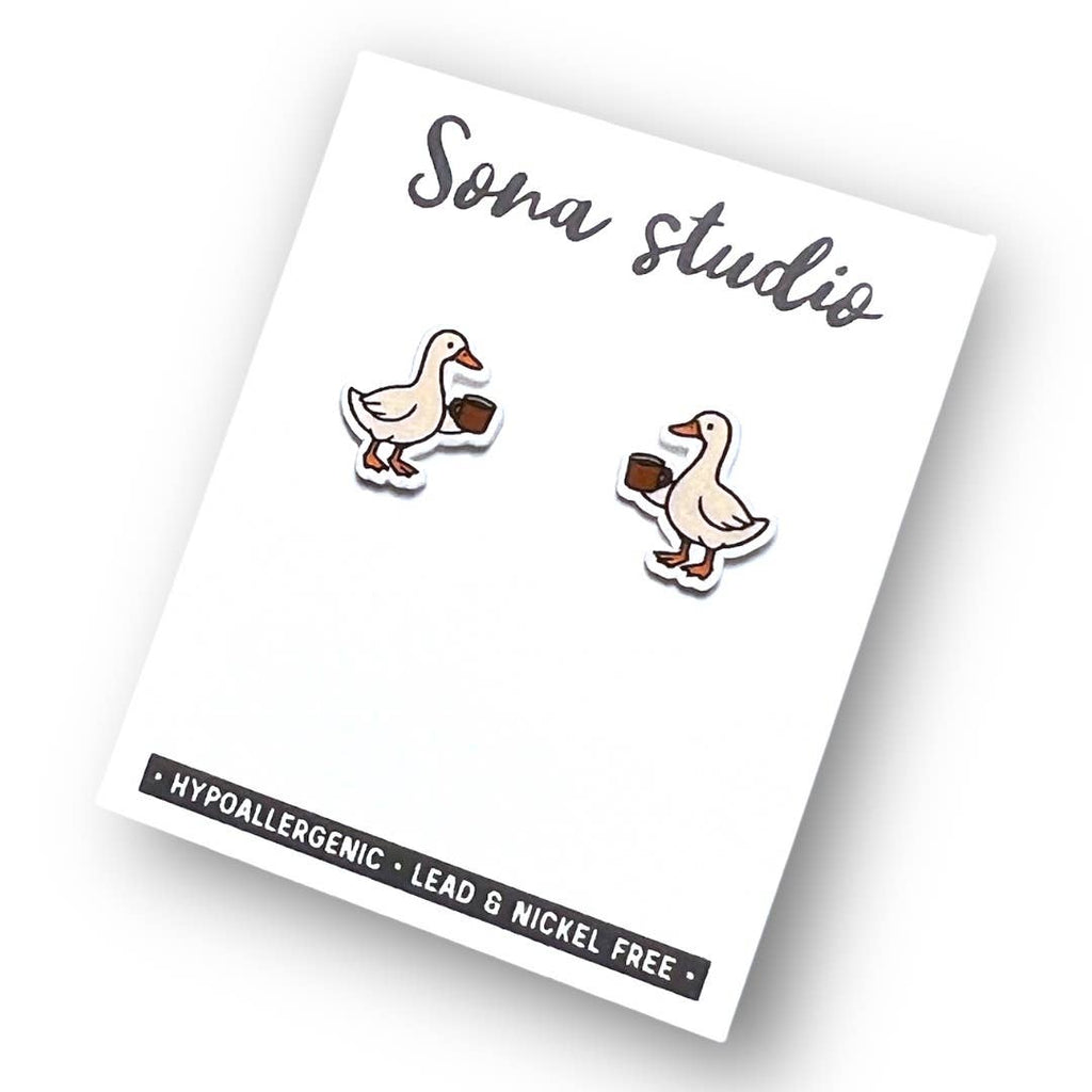Silly Goose Earrings