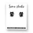 Choose Violence Kitty Earrings