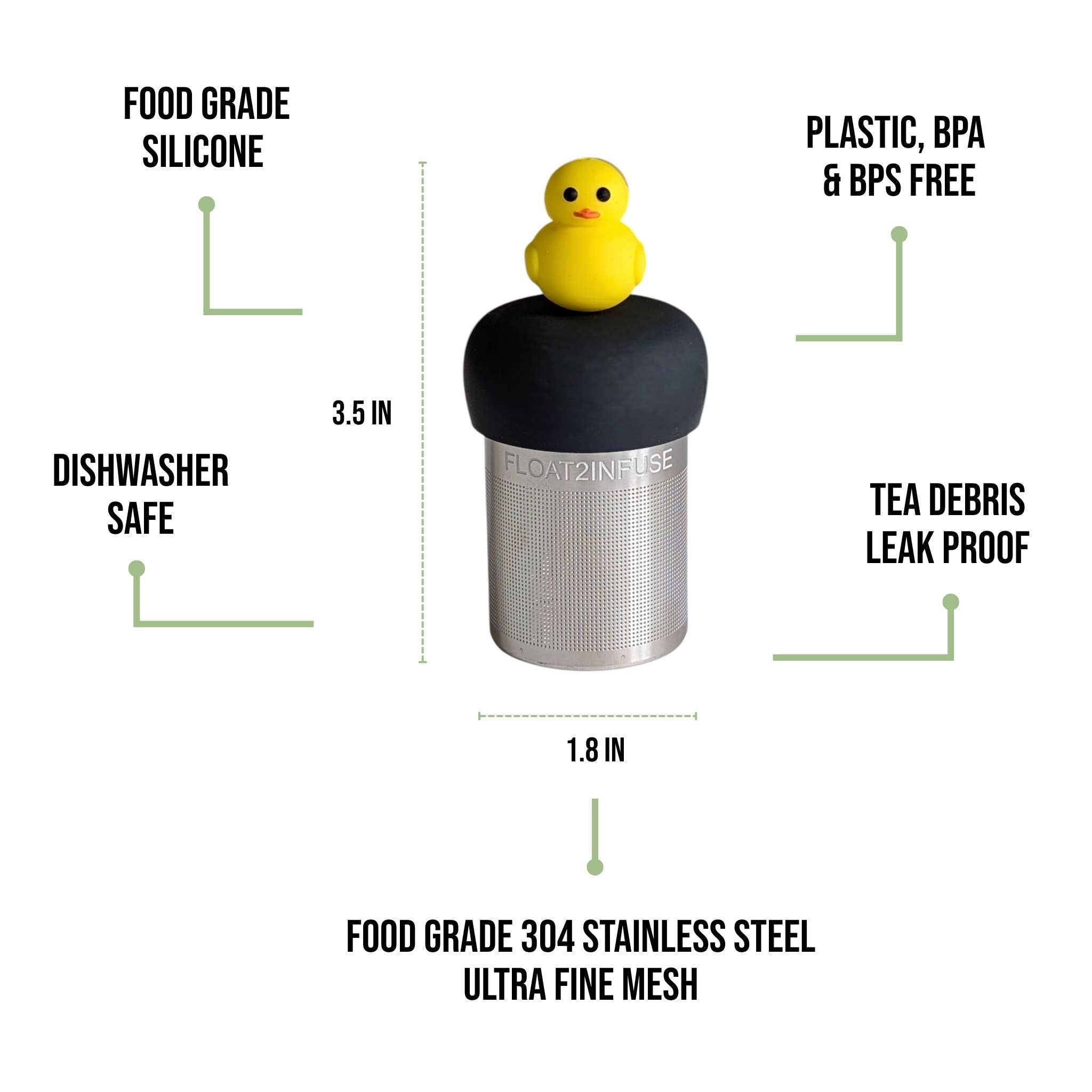 Rubber Duckie | Floating Tea Steeper