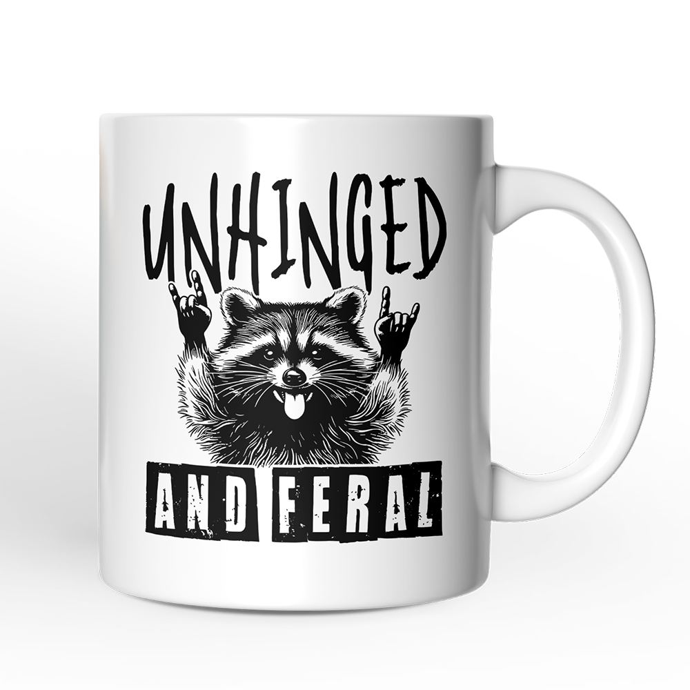 Unhinged and Feral Gift Mug