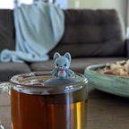 Vampire Bat | Floating Tea Steeper| Red Heart