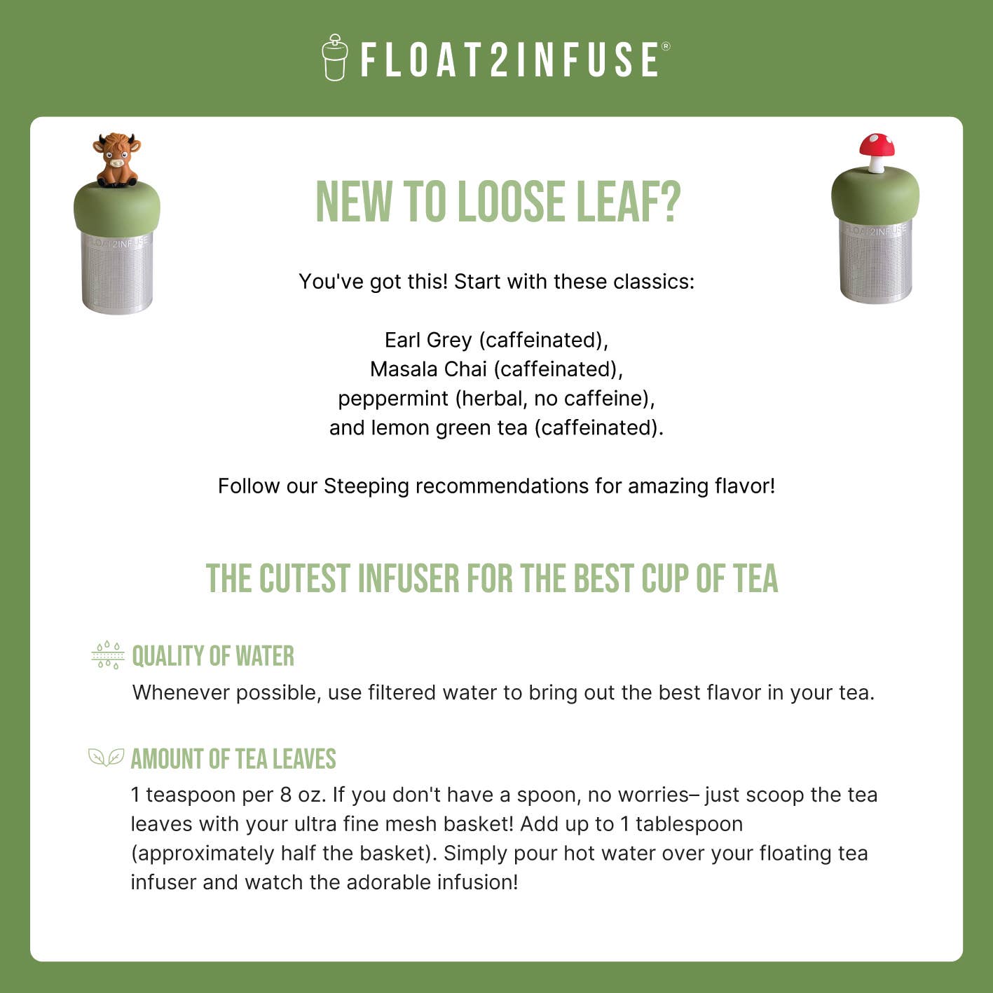 Heart Beaver| Floating Tea Infuser