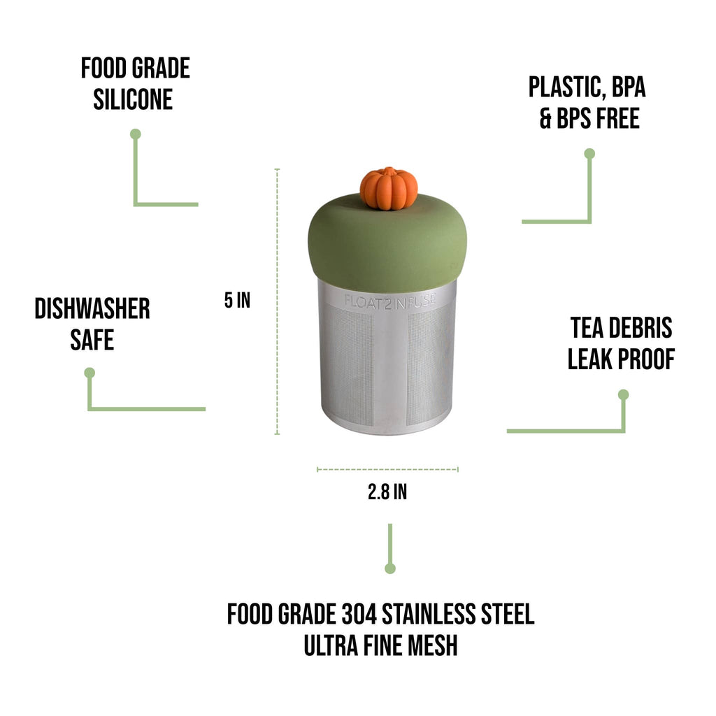 3D Pumpkin  Tea Pot Tea Infuser