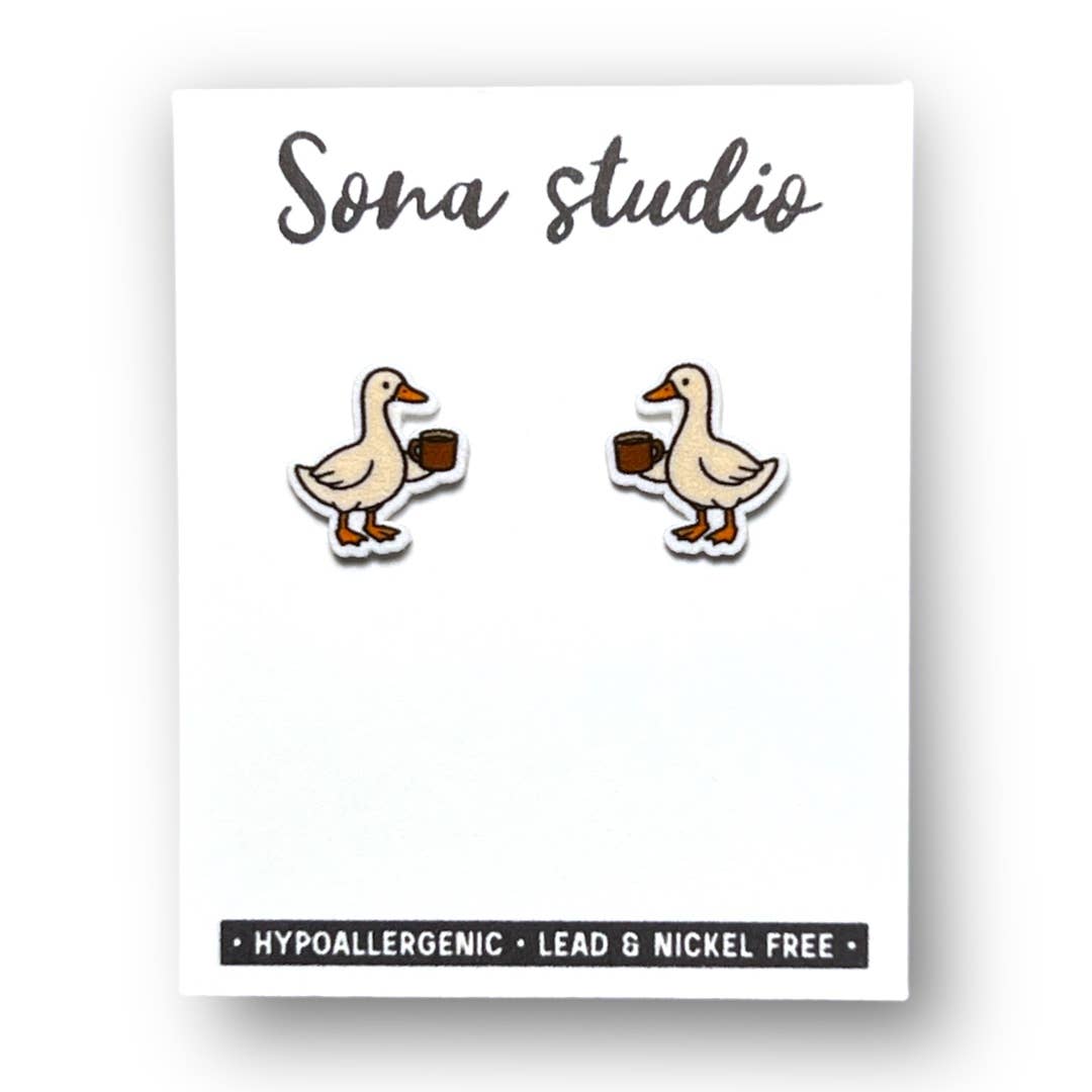 Silly Goose Earrings