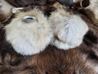 real animal pelt koozie