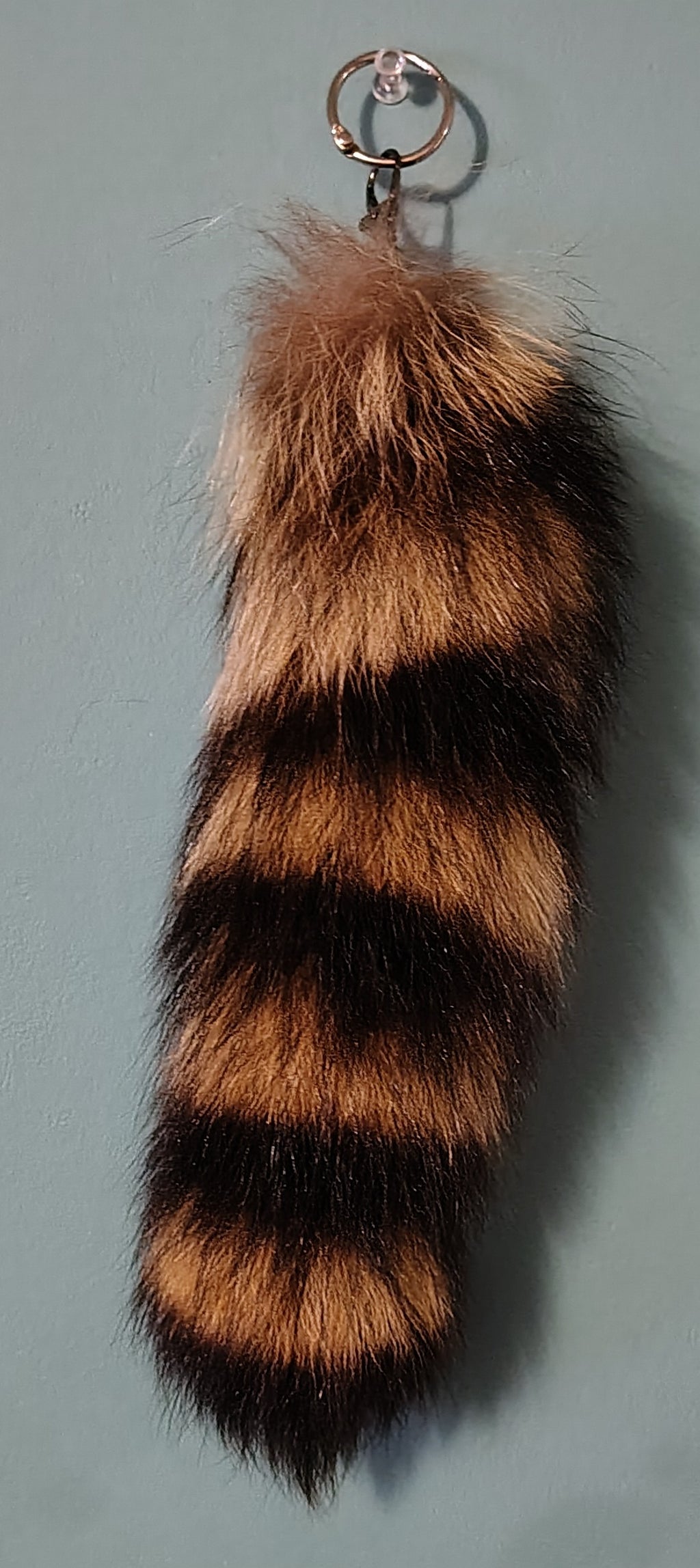 Authentic Real Animal Tail Keychain – Ethically Sourced Fur Accessory